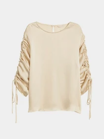 Сорочки H&M модель 5105565log_Светло-бежевый Фото