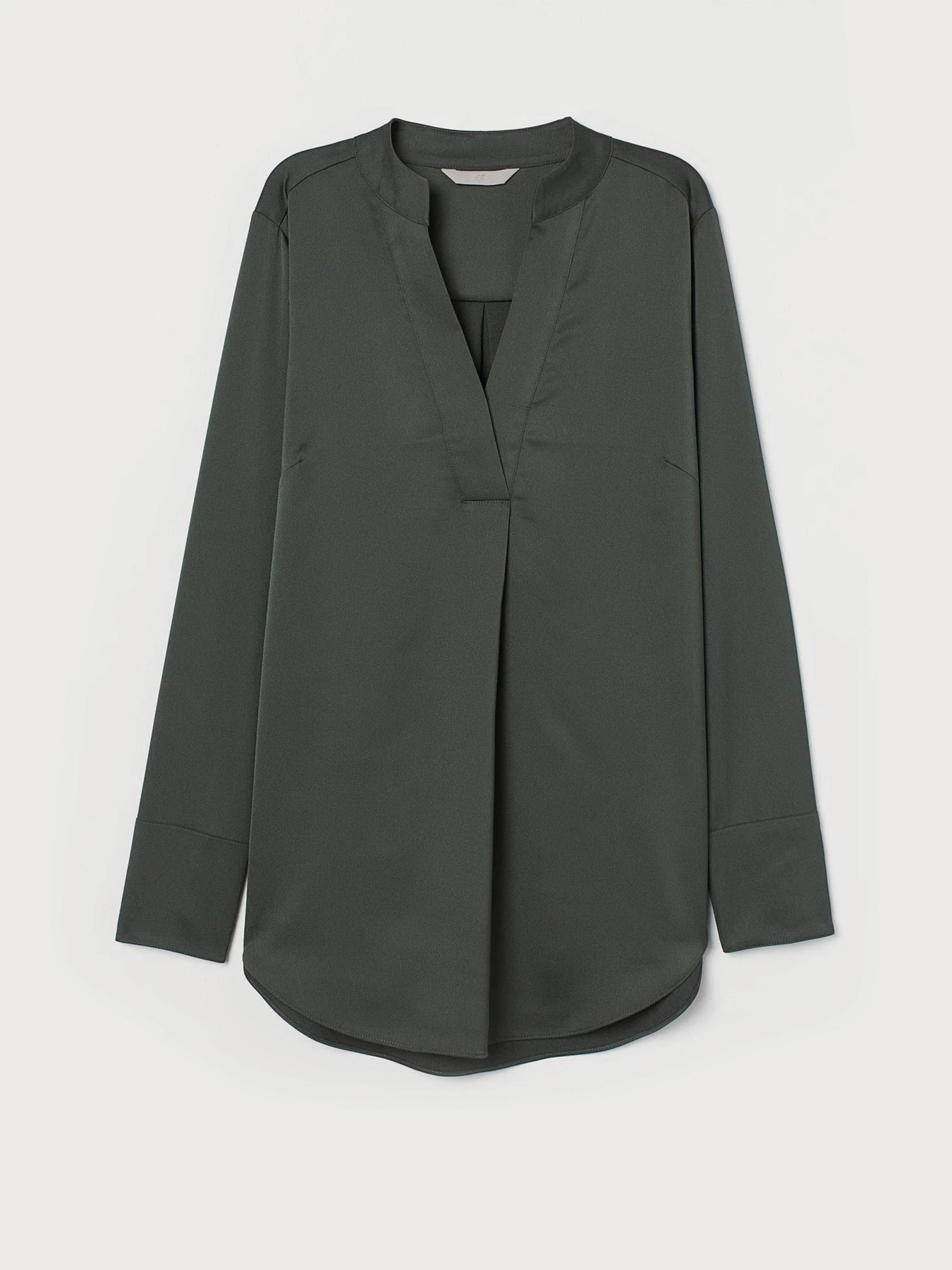Рубашки H&M модель 7907911dm_темный хаки Фото