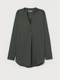 Рубашки H&M модель 7907911dm_темный хаки Фото