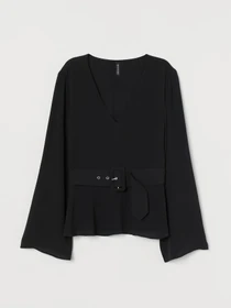 Рубашки H&M модель 8588831sdm_Черный Фото