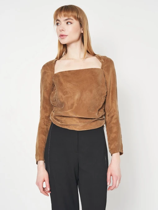 Сорочки H&M модель 7052022abr_Коричневый Фото