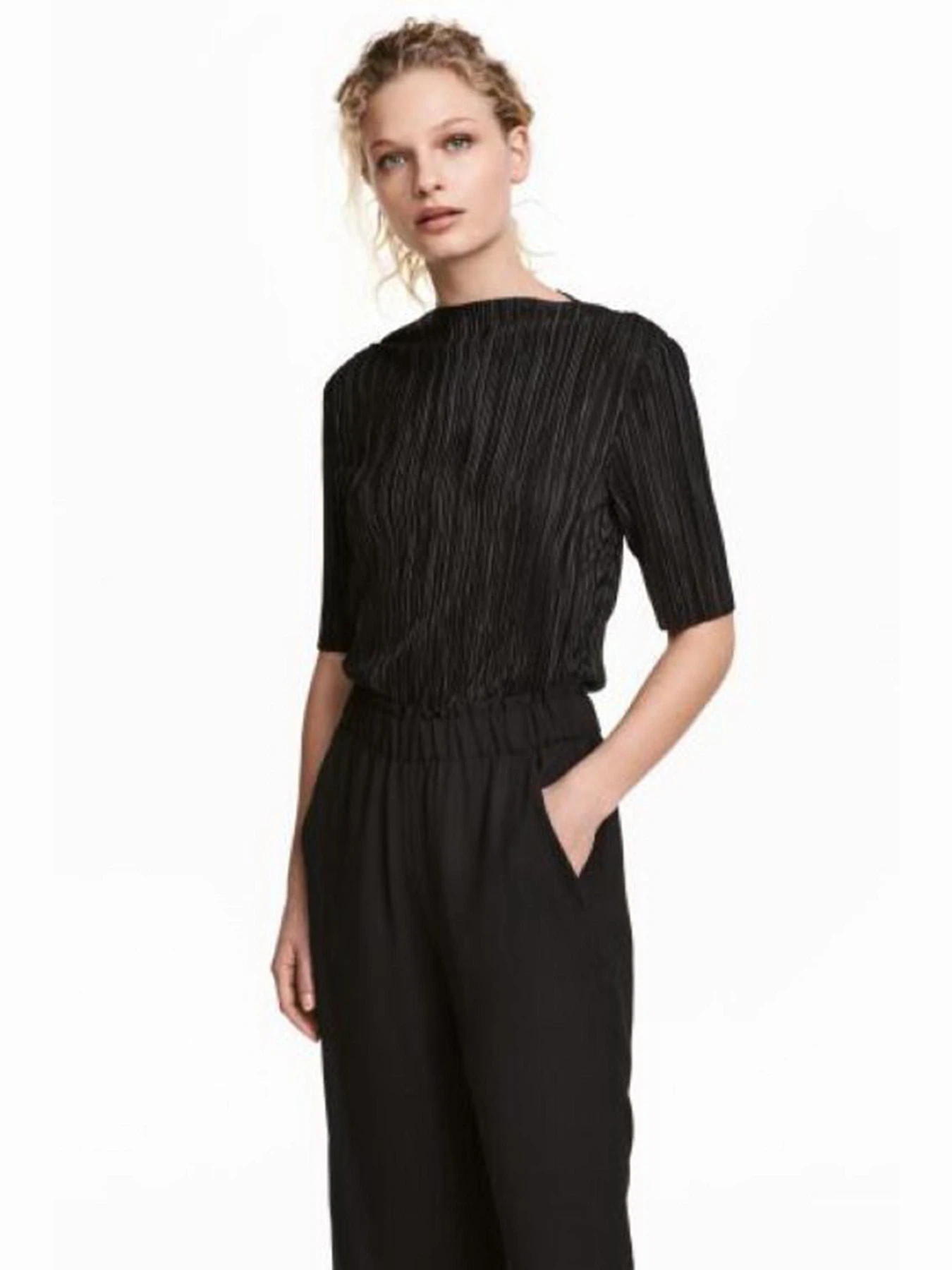 Сорочки H&M модель 4925465log_Черный Фото