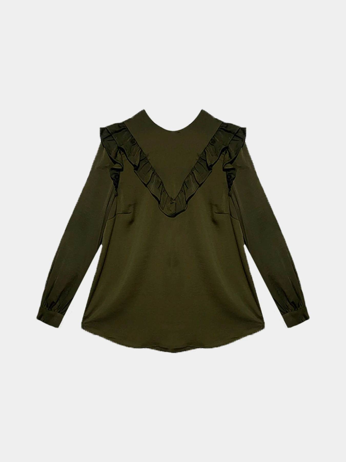 Рубашки H&M модель 4190684log_Хаки Фото