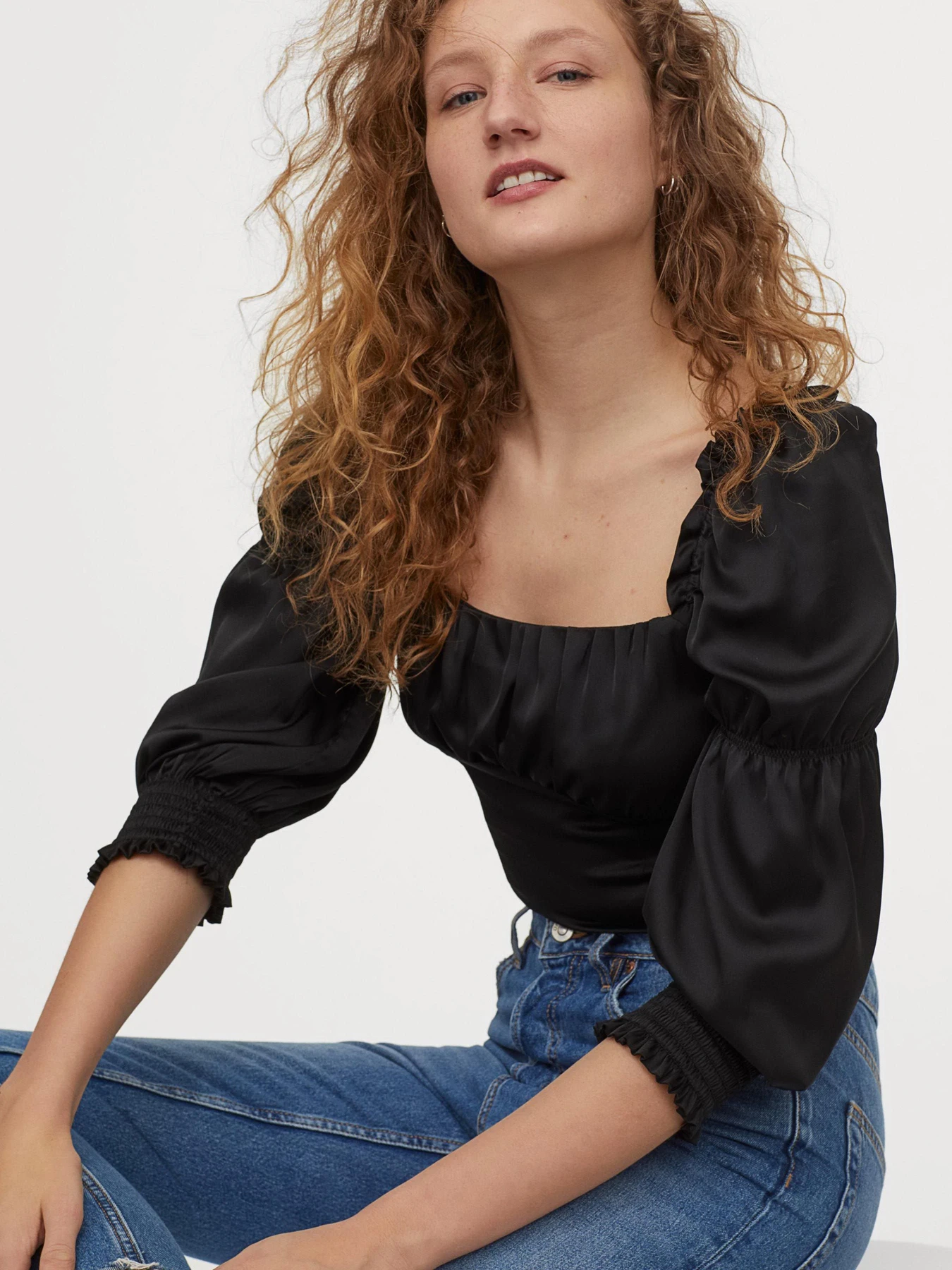 Рубашки H&M модель 8520920RP5_Черный Фото