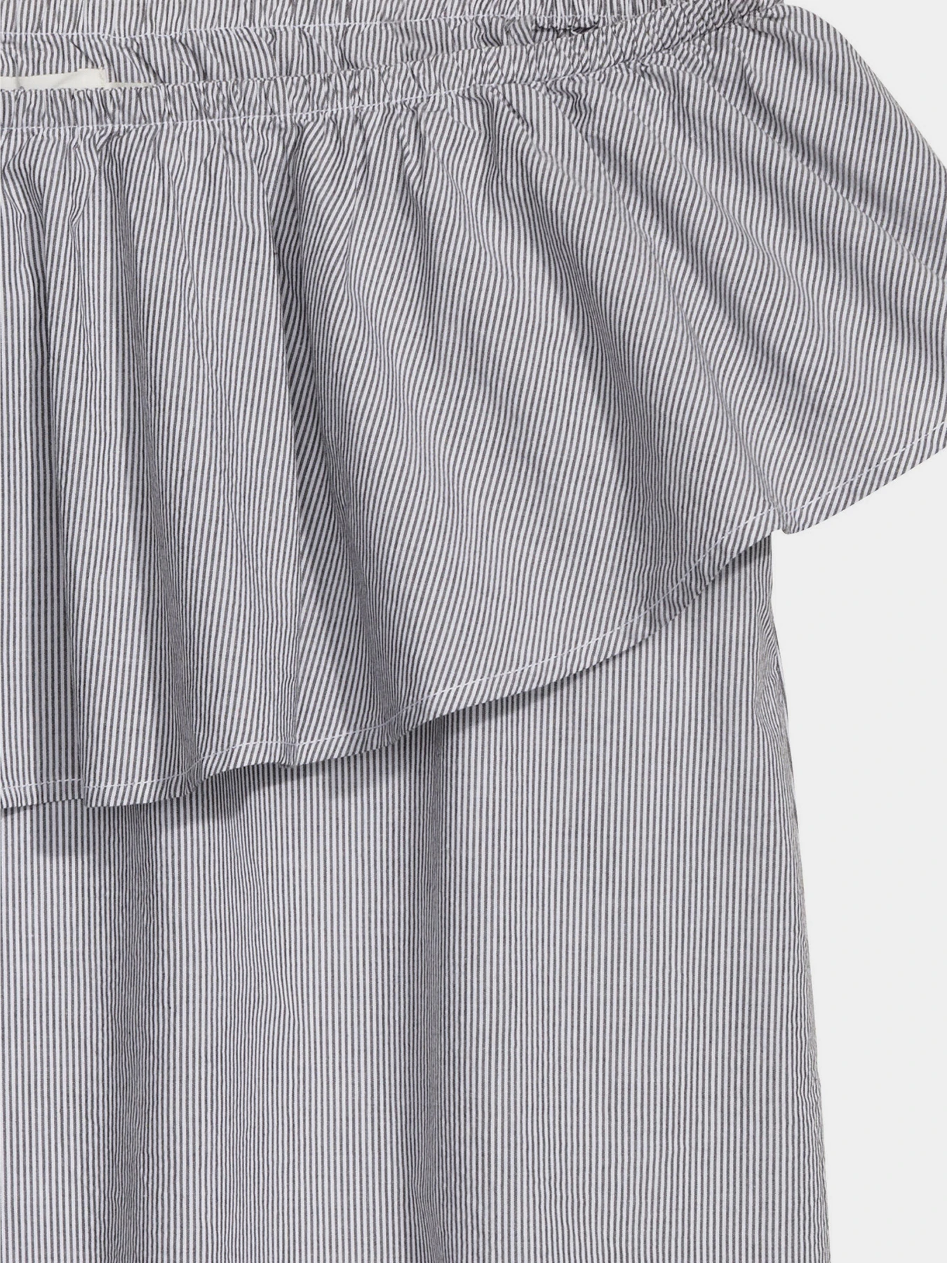 Рубашки H&M модель 3938983RP7_серо-белый в полоску Фото