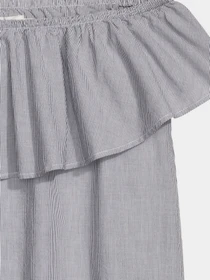Рубашки H&M модель 3938983RP7_серо-белый в полоску Фото