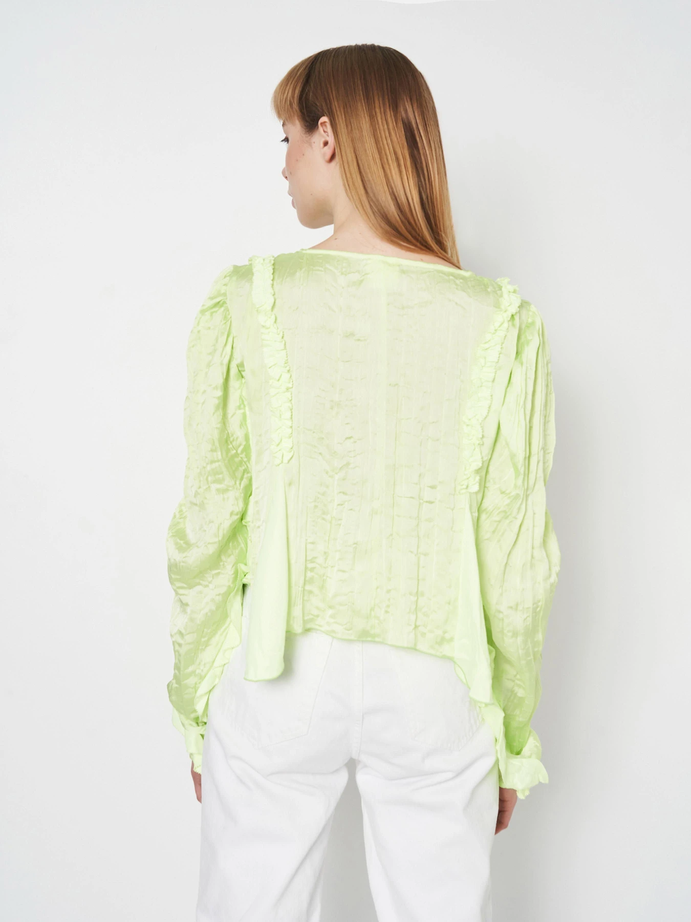 Рубашки H&M модель 9585633abr_Салатовый Фото