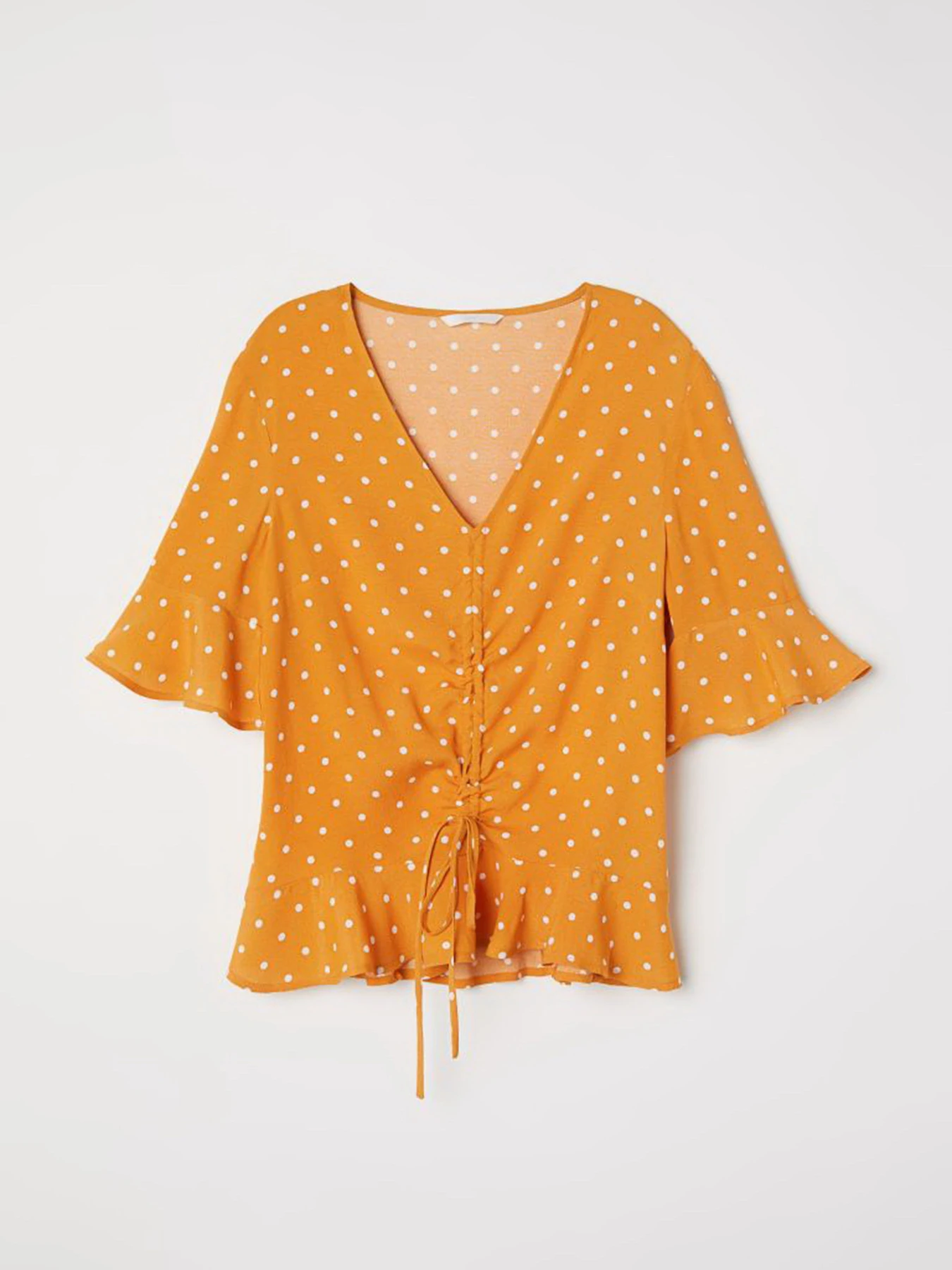 Сорочки H&M модель 6271977dlog_Горчичный Фото