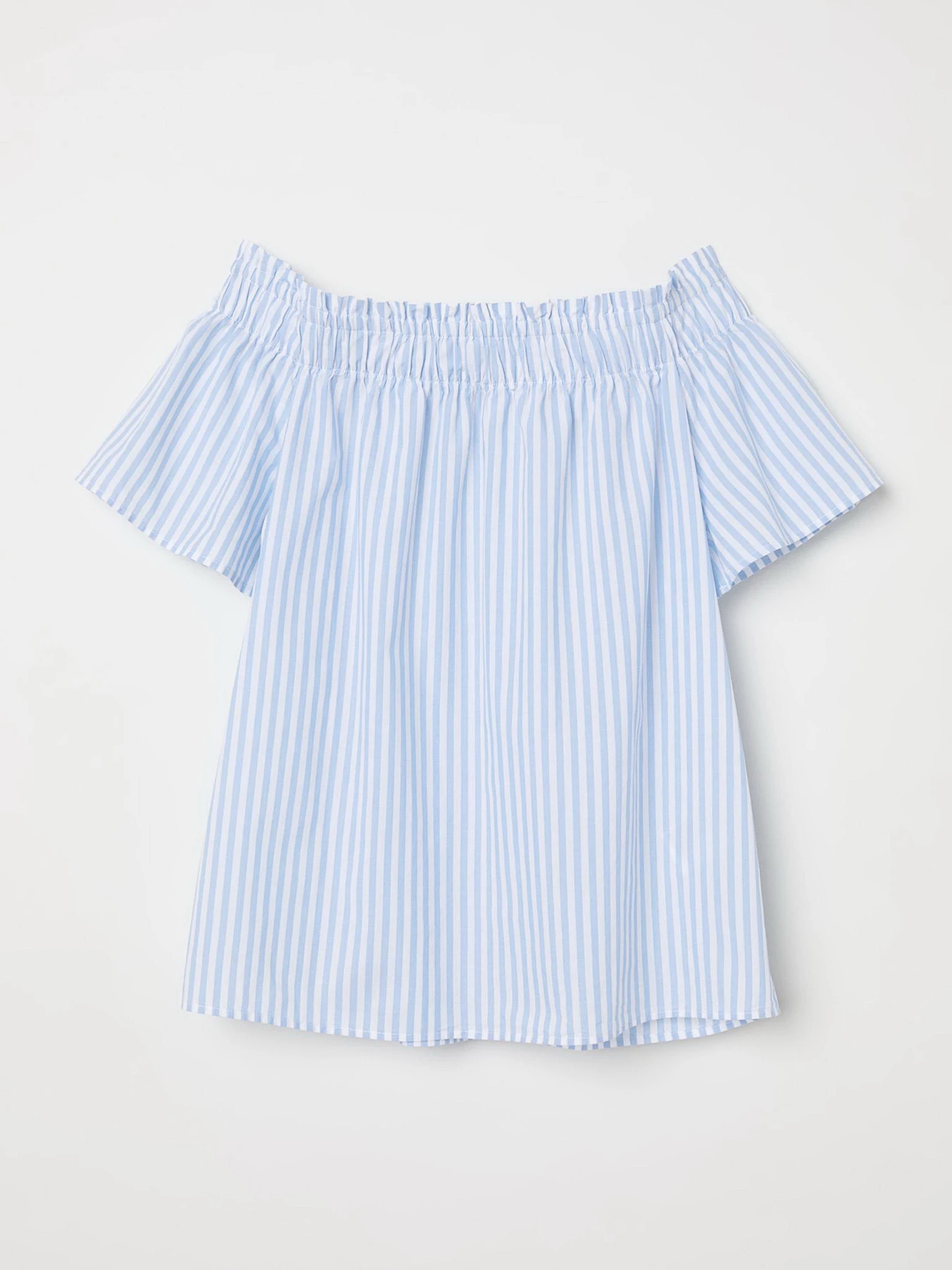 Сорочки H&M модель 6256738dlog_Бело-голубой Фото