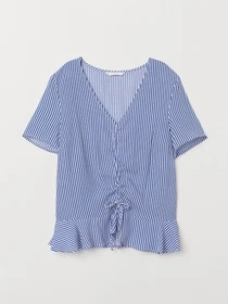 Сорочки H&M модель 7472169dlog_Бело-синий Фото
