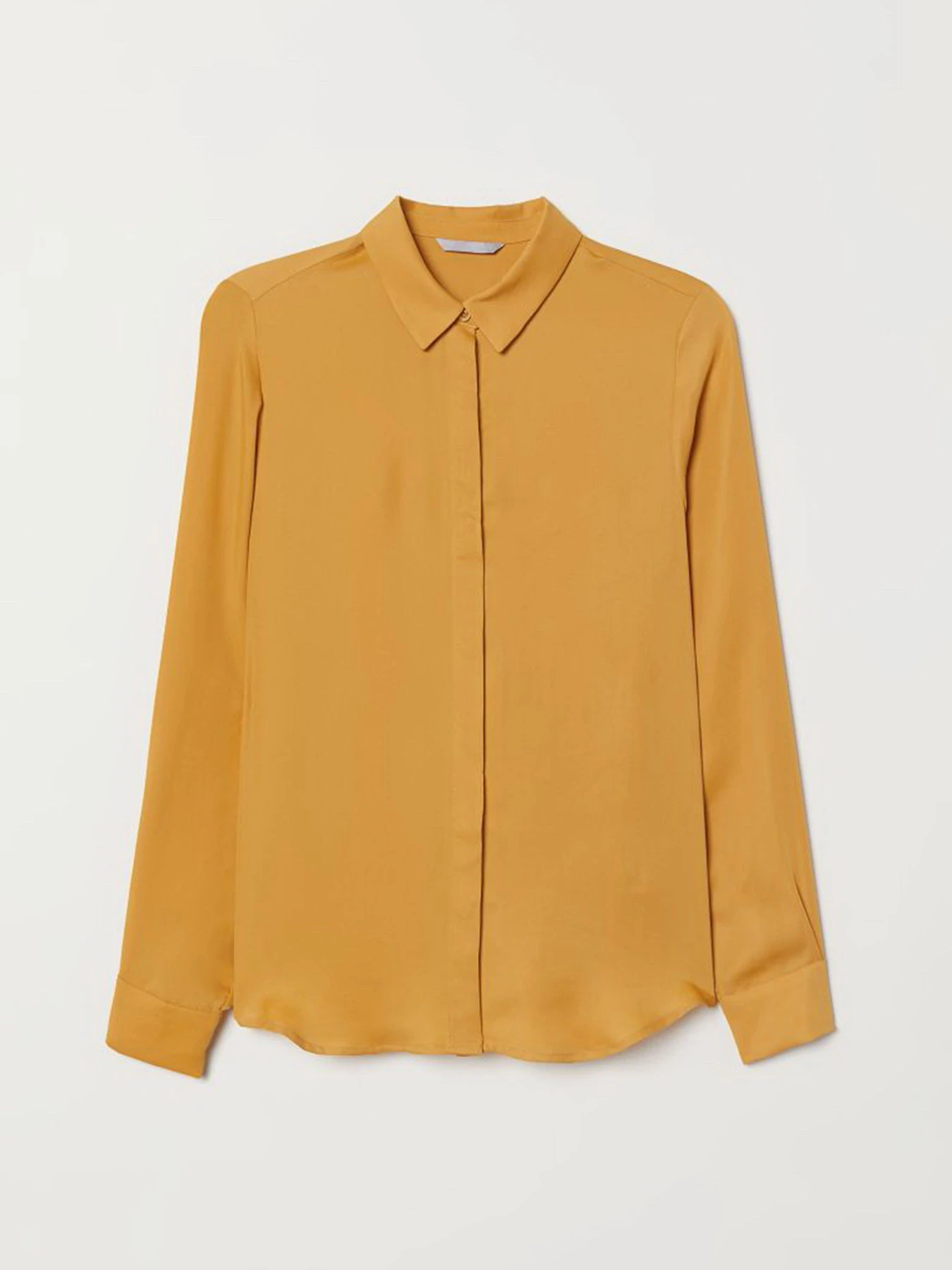 Рубашки H&M модель 6888738arl_Горчичный Фото
