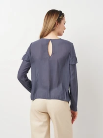 Рубашки H&M модель 2001074ral_Серо-синий Фото