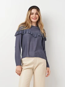 Рубашки H&M модель 2001074ral_Серо-синий Фото
