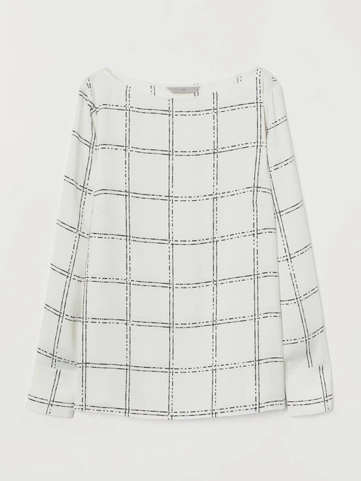 Рубашки H&M модель 8380530sm_Белый Фото