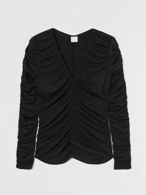 Сорочки H&M модель 9233532log_Черный Фото