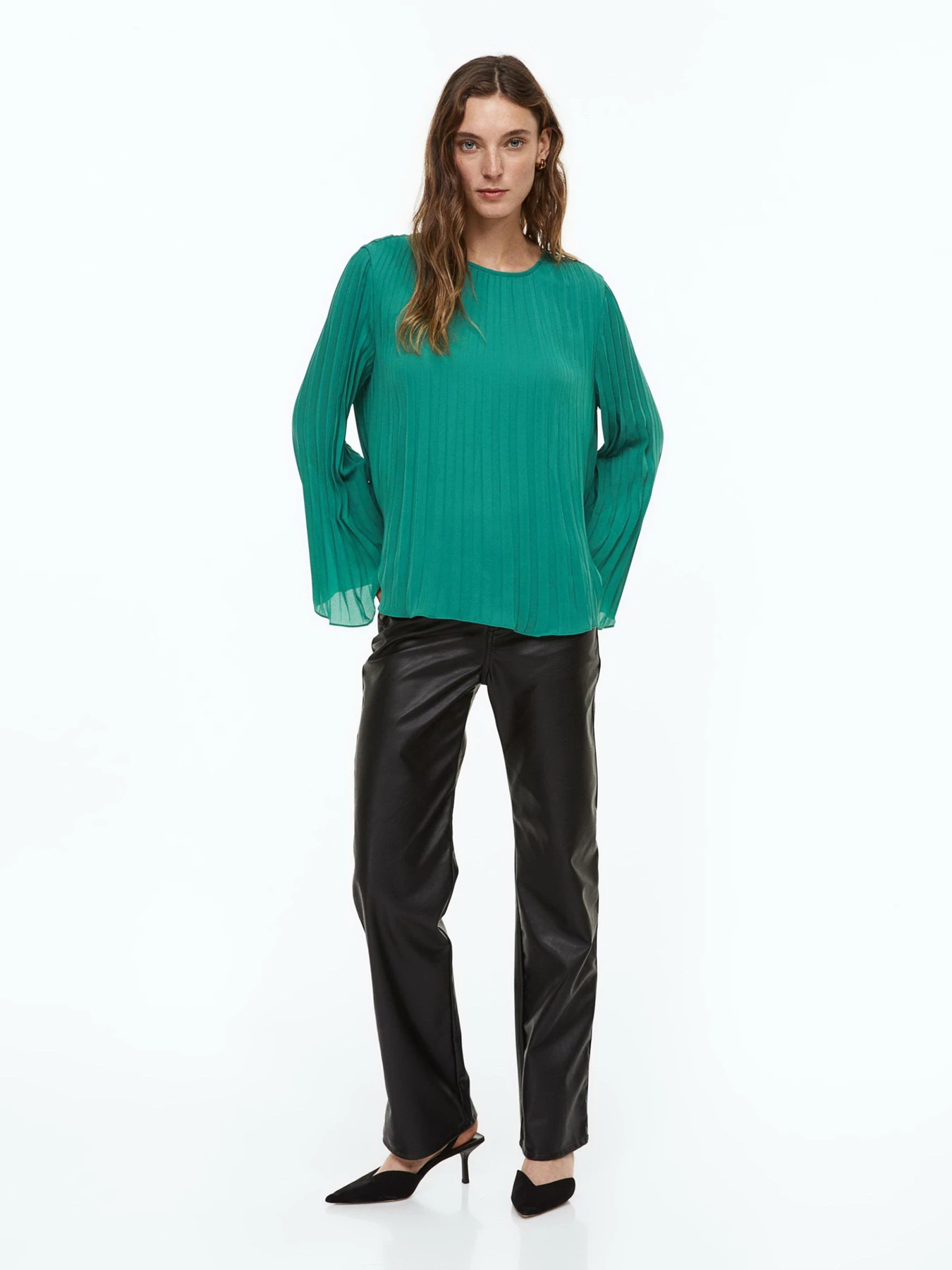 Рубашки H&M модель 1115172arl_Зеленый Фото