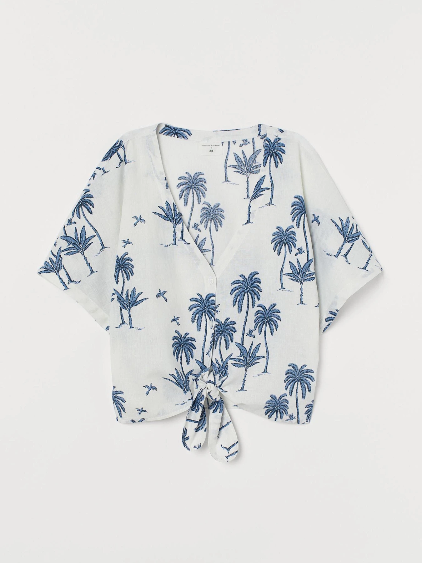 Сорочки H&M модель 8421631wer_Бело-синий Фото