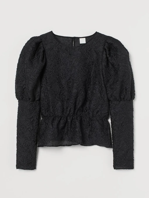 Рубашки H&M модель 9237102bar_Черный Фото