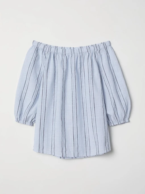 Рубашки H&M модель 6560488dlog_Голубой Фото