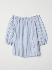 Сорочки H&M модель 6560488dlog_Голубой Фото