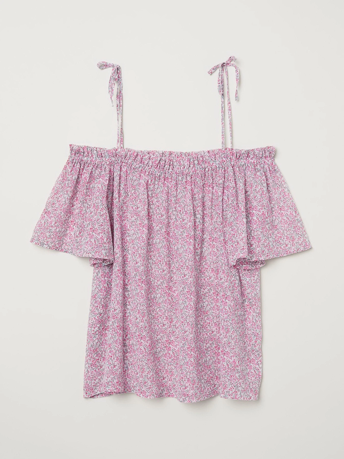 Сорочки H&M модель 6516978dlog_Бело-розовый Фото