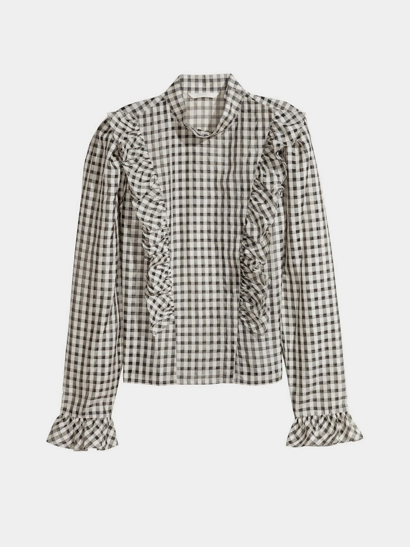Рубашки H&M модель 5761046dlog_Черно-белый Фото