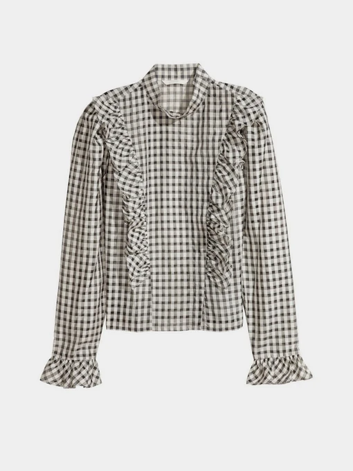 Рубашки H&M модель 5761046dlog_Черно-белый Фото