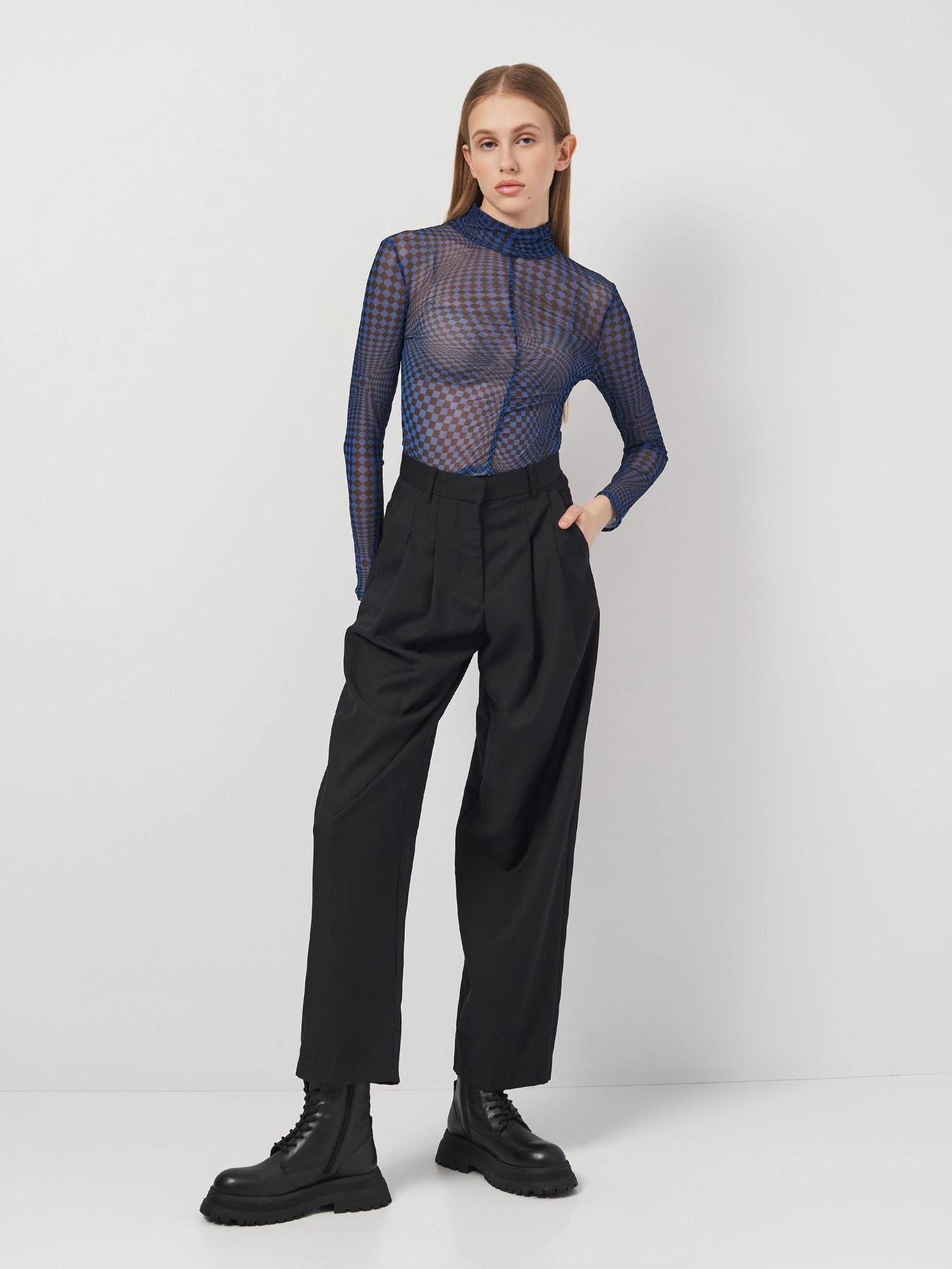 Рубашки H&M модель 2583698arl_Черно-синий Фото