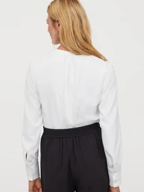 Рубашки H&M модель 9033082wer_Молочный Фото