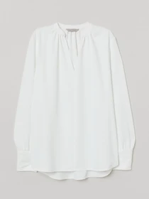Рубашки H&M модель 9033082wer_Молочный Фото