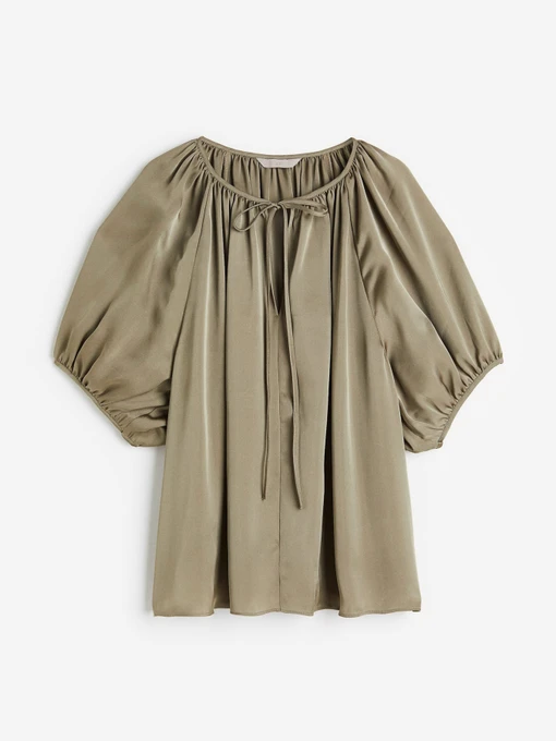 Рубашки H&M модель 1144784wer_Хаки Фото