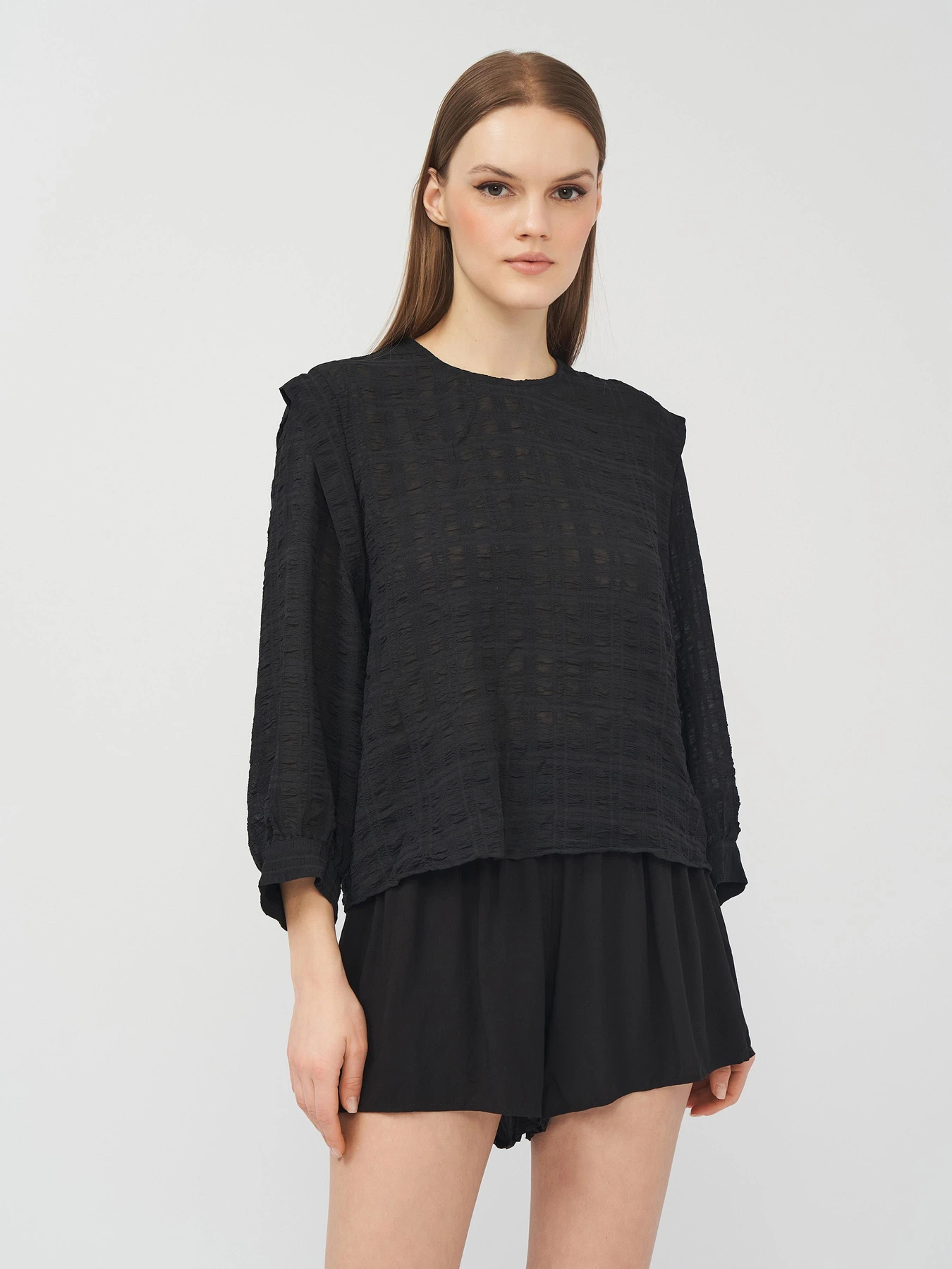 Сорочки Monki модель 9749863abr_Черный Фото