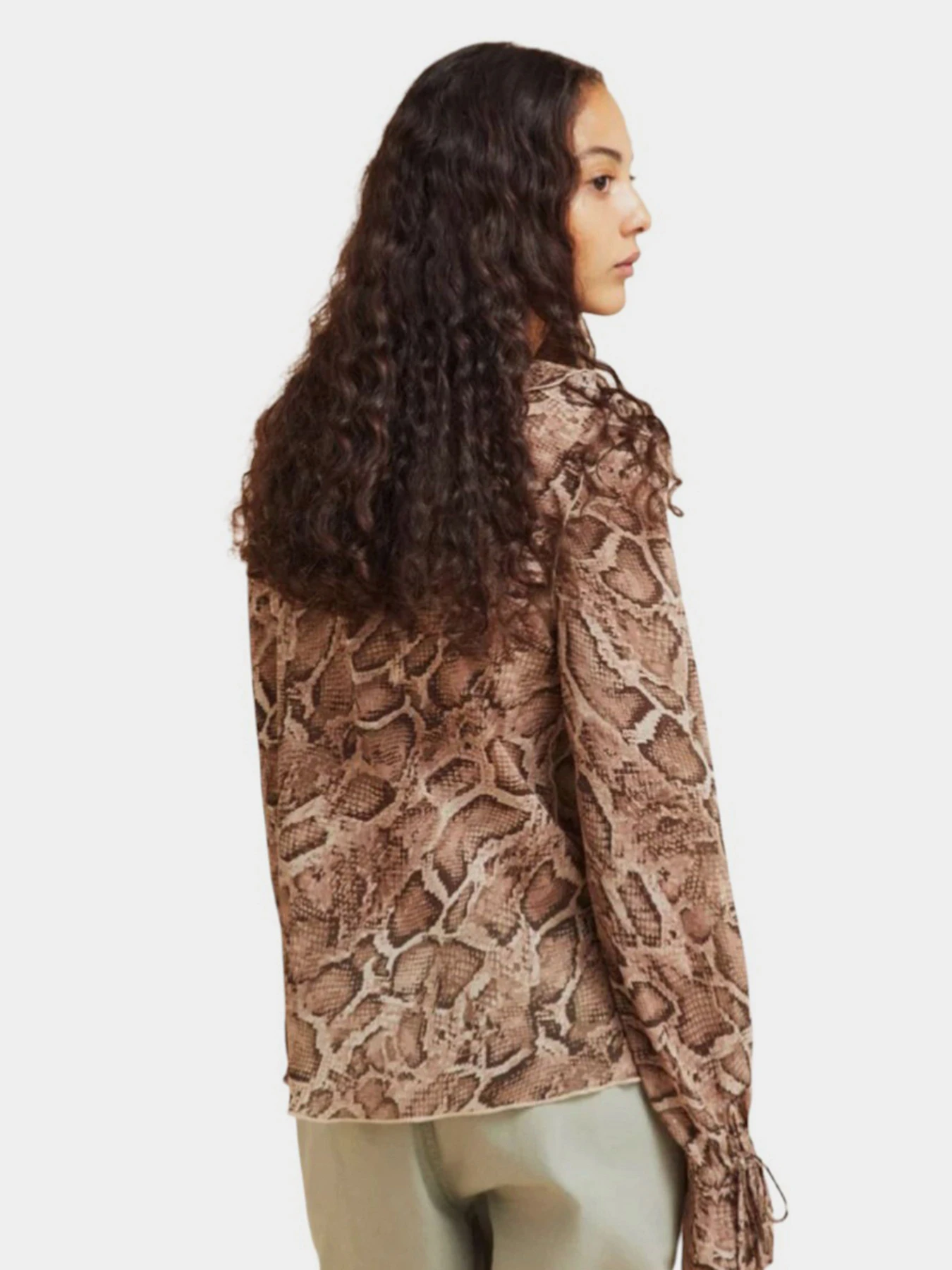 Сорочки H&M модель 1104929wer_Коричневый Фото