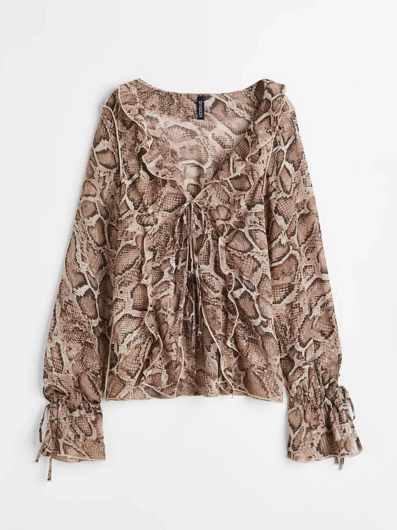 Сорочки H&M модель 1104929wer_Коричневый Фото