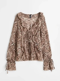 Сорочки H&M модель 1104929wer_Коричневый Фото