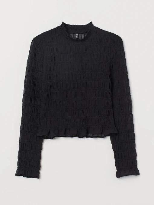 Сорочки H&M модель 9634573wer_Черный Фото