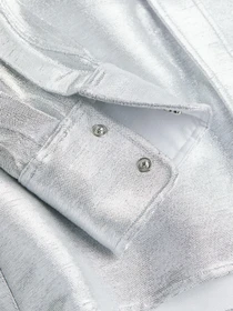 Рубашки H&M модель 1104742wer_Серебристый Фото