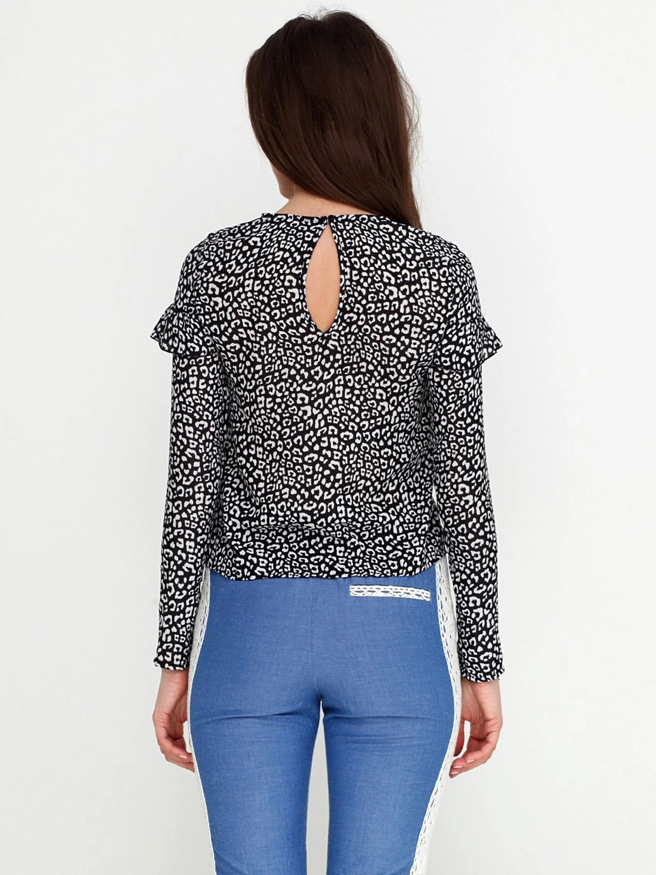Сорочки H&M модель 4967155ral_Бело-черный Фото