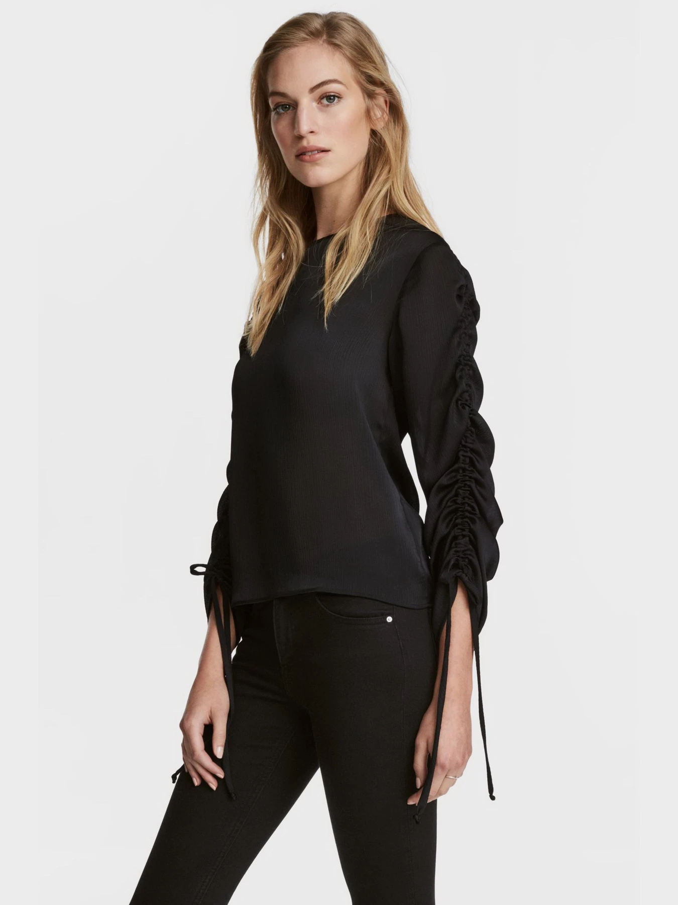 Рубашки H&M модель 5105565log_Черный Фото