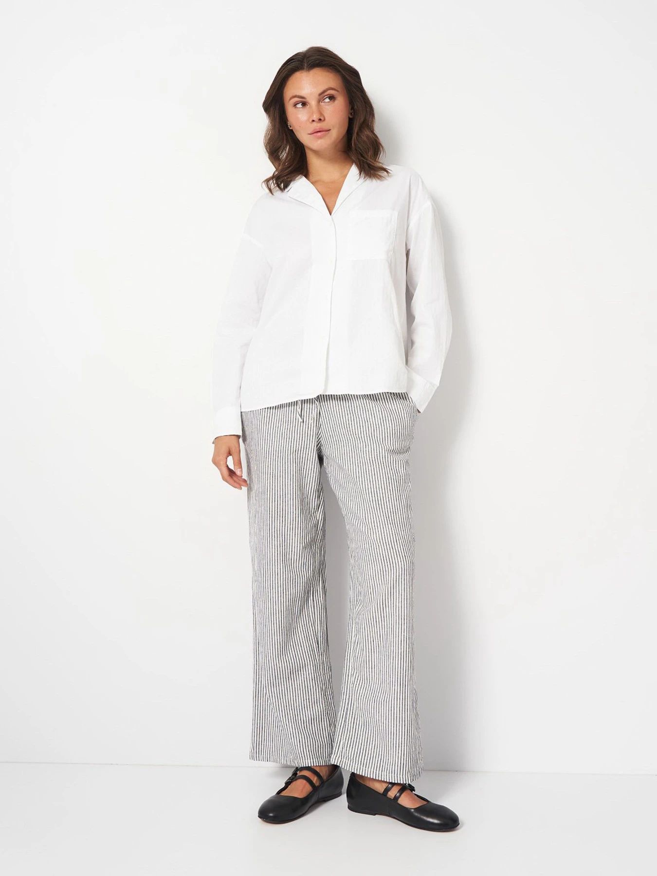 Сорочки H&M модель 1150097wer_Белый Фото