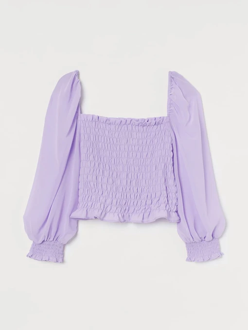 Сорочки H&M модель 6356214wer_Светло-фиолетовый Фото