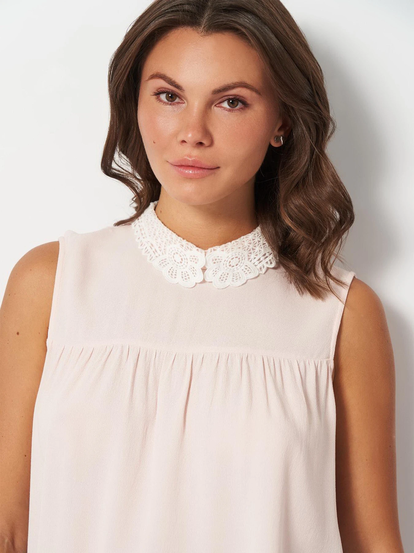 Рубашки H&M модель 2369141wer_Светло-розовый Фото