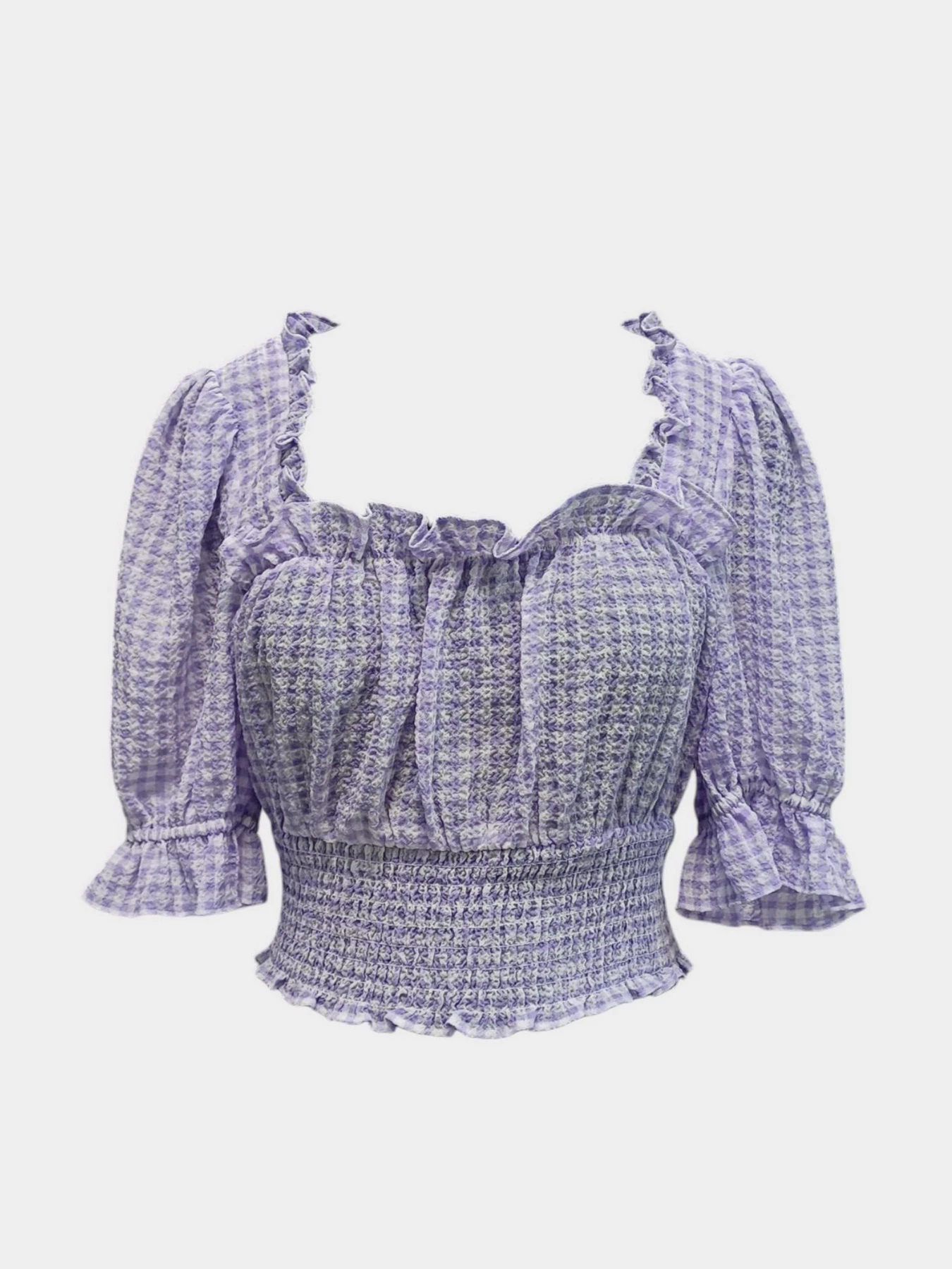 Сорочки Monki модель 9463272wer_Лиловый Фото
