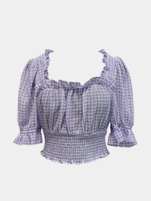 Сорочки Monki модель 9463272wer_Лиловый Фото