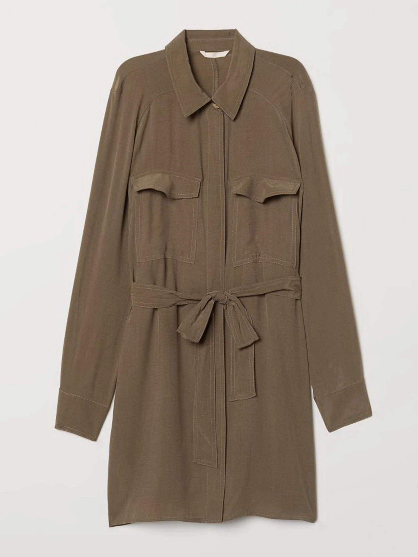 Сорочки H&M модель 7030468dlog_Хаки Фото