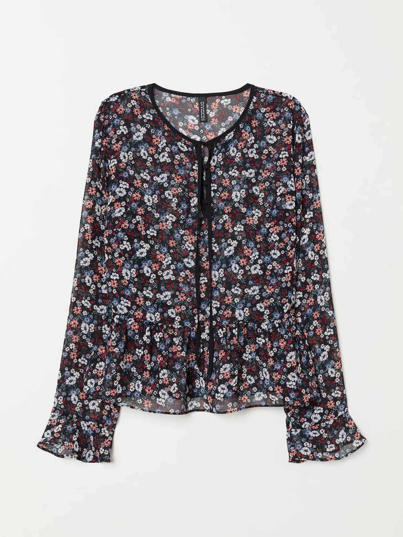 Рубашки H&M модель 6770768dlog_Комбинированный Фото