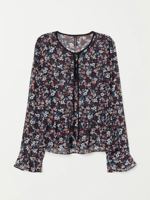 Рубашки H&M модель 6770768dlog_Комбинированный Фото