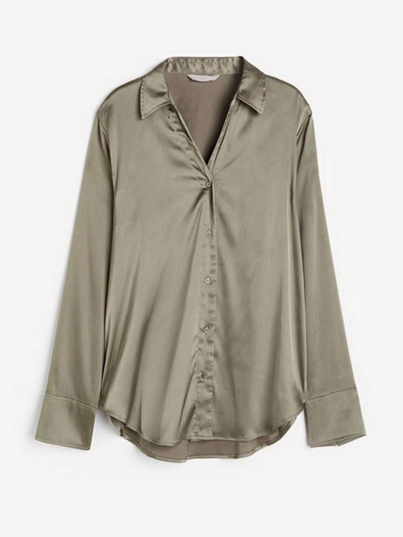 Рубашки H&M модель 9397037wer_Хаки Фото