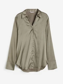 Рубашки H&M модель 9397037wer_Хаки Фото