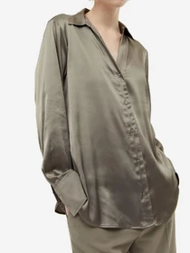 Рубашки H&M модель 9397037wer_Хаки Фото